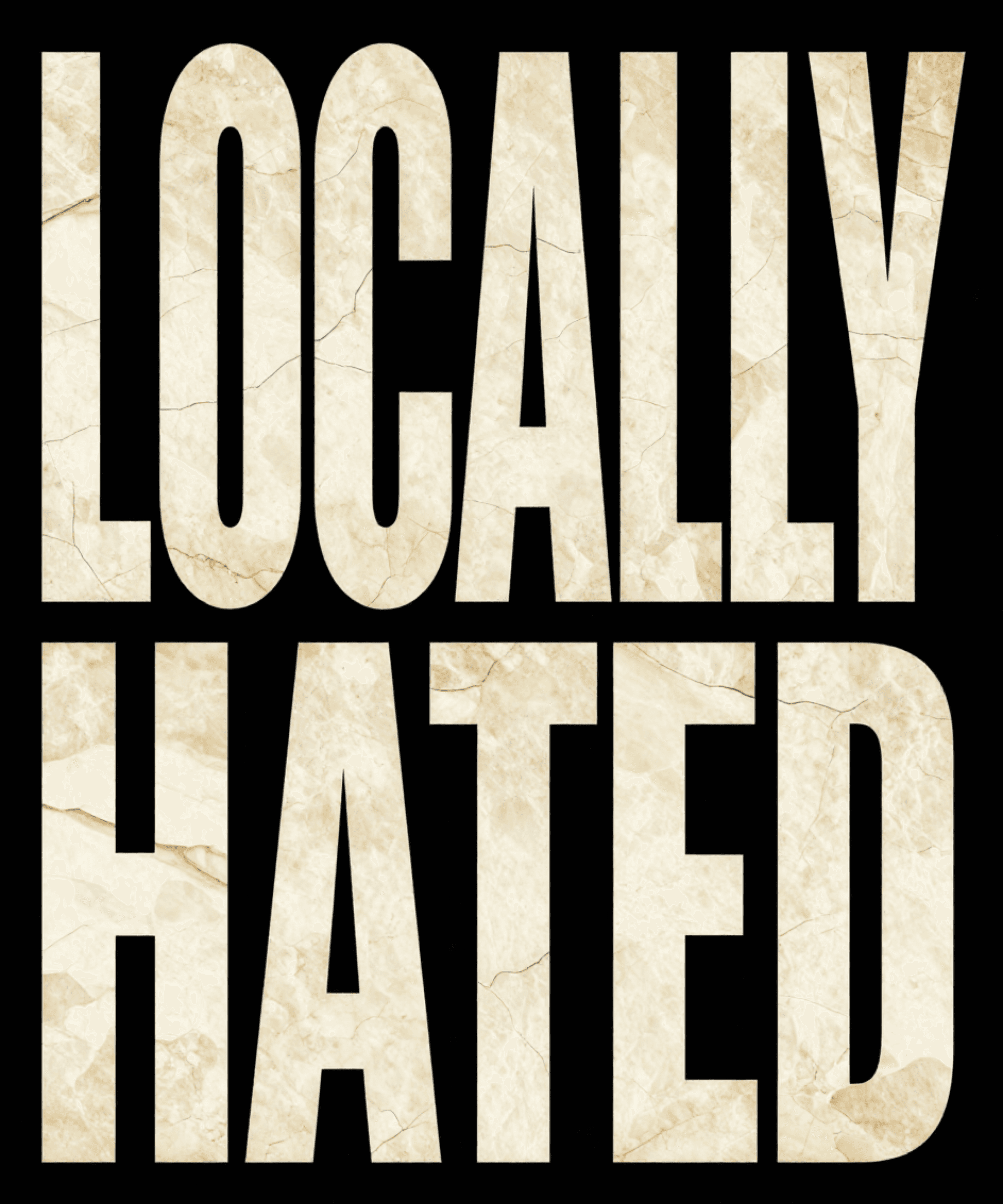 LOCALLY HATED — Black Hoodie